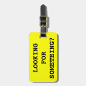 バッグおよびスーツケースのためのおもしろいな引用文の荷物のラベル ラゲッジタグ (正面縦)