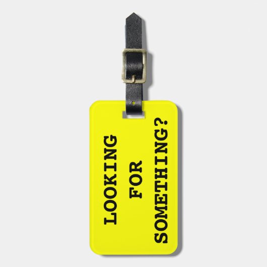 バッグおよびスーツケースのためのおもしろいな引用文の荷物のラベル ラゲッジタグ (正面縦)