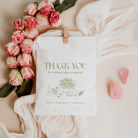 バッグが市場から生まれ変わるのを好むブライダルシャワー フェイバーバッグ