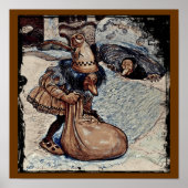 バッグで手を組む ポスター (正面)