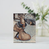 バッグで手を組む ポストカード (スタンド正面)