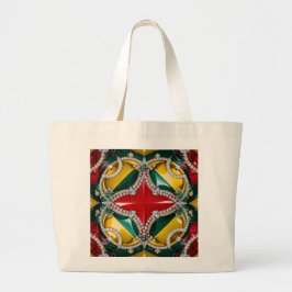 バッグとロサンゼルスカラーデザイン ラージトートバッグ