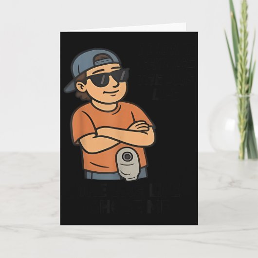 バッグに支配される人生を選んだわけじゃない。人生がバッグに支配されることを選んだんだ。 カード (正面)