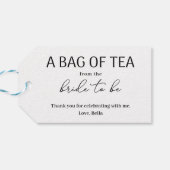 バッグのお茶をメッセージカード ギフトタグ (裏面横)