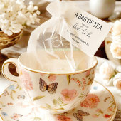 バッグのお茶をメッセージカード ギフトタグ