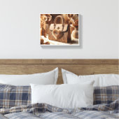 バッグのウォールアート3 キャンバスプリント (インサイチュ (寝室))