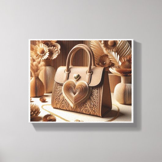 バッグのウォールアート3 キャンバスプリント (正面)