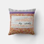 バッグのキャンディーコーン装飾装飾用クッション クッション (裏面)