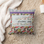 バッグのクリスマスキャンディ装飾装飾用クッション クッション (ブランケット)