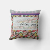 バッグのクリスマスキャンディ装飾装飾用クッション クッション (裏面)