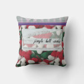 バッグのクリスマスキャンディ装飾装飾用クッション クッション (裏面)