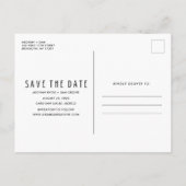 バッグのパックメキシコ地図結婚式保存日 案内ポストカード (裏面)