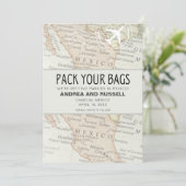 バッグのパック結婚メキシコ セーブザデート (スタンド正面)