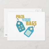 バッグのパック ポストカード (正面/裏面)