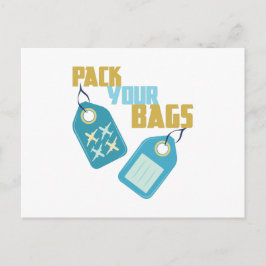 バッグのパック ポストカード