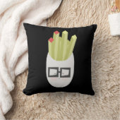 バッグのポテトかわいい漫画 クッション (ブランケット)