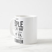 バッグの中で淹れたてのように人を好き コーヒーマグカップ (正面左)