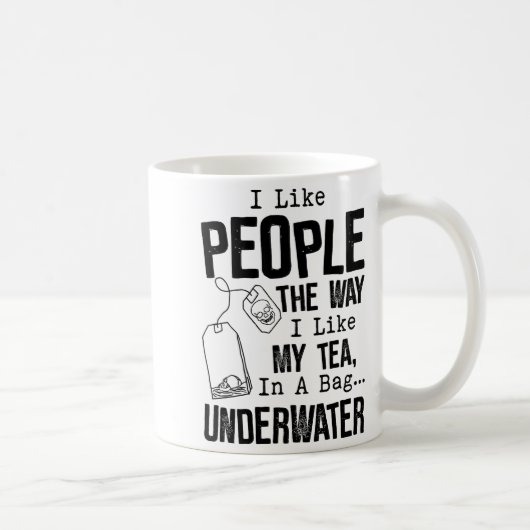 バッグの中で淹れたてのように人を好き コーヒーマグカップ (右)