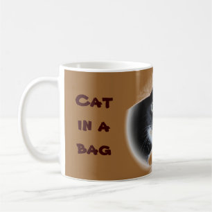 バッグの猫 コーヒーマグカップ