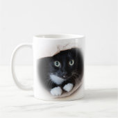 バッグの猫 コーヒーマグカップ (左)