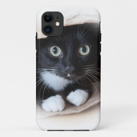 バッグの猫 Case-Mate iPhoneケース (裏面)