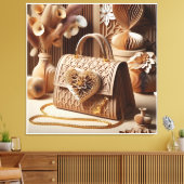 バッグの紙キルトエフェクトWall Decor 2 キャンバスプリント (インサイチュ (リビング))