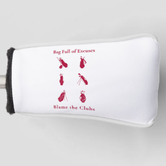 バッグの言い訳の一杯おもしろいゴルフ愛好家のギフト ゴルフヘッドカバー