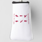 バッグの言い訳の一杯おもしろいゴルフ愛好家のギフト ゴルフヘッドカバー (回転90)