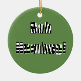 バッグの詐欺はクリスマスの装飾を言い表わします セラミックオーナメント