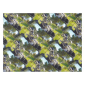 バッグはゴルフクラブでいっぱいだった テーブルクロス (正面(横))