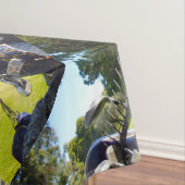 バッグはゴルフクラブでいっぱいだった テーブルクロス (インサイチュ)