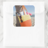 バッグぶら下がったズオンツリートランクアットサンディビーチ スクエアシール (バッグ)