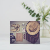 バッグをテーマにしたバッグをカメラで満載。 ポストカード (スタンド正面)