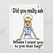 バッグを保存 ポストカード (正面/裏面)