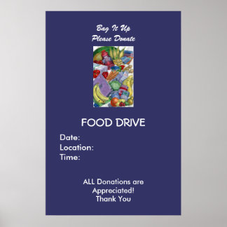 バッグアップ、お願い寄付カスタマイズ-  ポスター