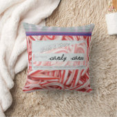 バッグオブキャンディキャネスホリデーデコレーション装飾用クッション クッション (ブランケット)