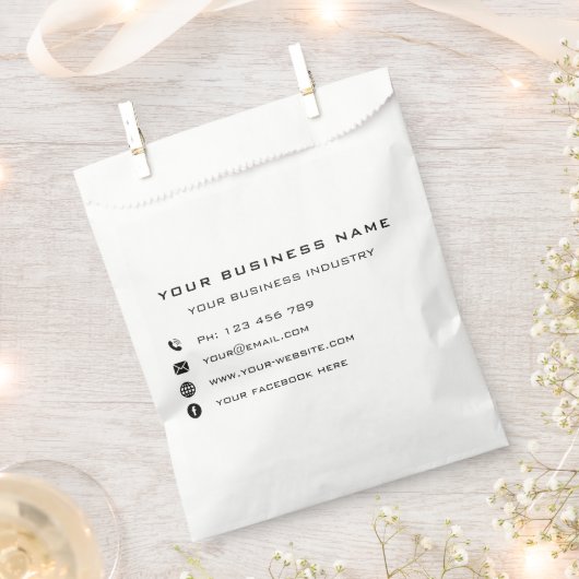 バッグカスタム会社の景品販売促進 フェイバーバッグ (クリップ留めされた状態)