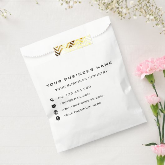 バッグカスタム会社の景品販売促進 フェイバーバッグ (封をした状態)