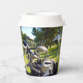 バッグゴルフクラブの一杯，紙パーティーカップ 紙コップ (裏面)