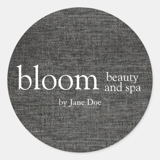 バッグシール1 ラウンドシール (正面)