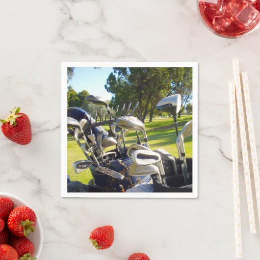 バッグフルゴルフクラブ、紙パーティーナプキンス スタンダードカクテルナプキン (インサイチュ)