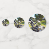 バッグフルゴルフクラブ、誕生日テーブル紙吹雪 コンフェッティ (正面)