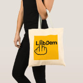 バッグライブラリDem反転 トートバッグ (正面(商品))