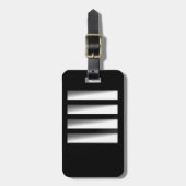 バッグラベル – キャプテンシルバーストライプズ ラゲッジタグ (正面縦)