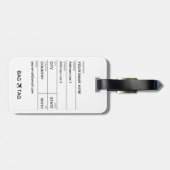 バッグラベル – キャプテンストライプズ ラゲッジタグ (裏面横)