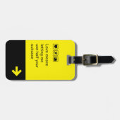 バッグラベル – 愛とは… ラゲッジタグ (正面横)