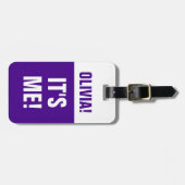 バッグラベル- ()私だ！ ラゲッジタグ (正面横)