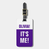 バッグラベル- ()私だ！ ラゲッジタグ (正面縦)