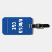 バッグラベル – 間違った。 ラゲッジタグ (正面横)