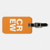 バッグラベル- CREW ラゲッジタグ (正面横)